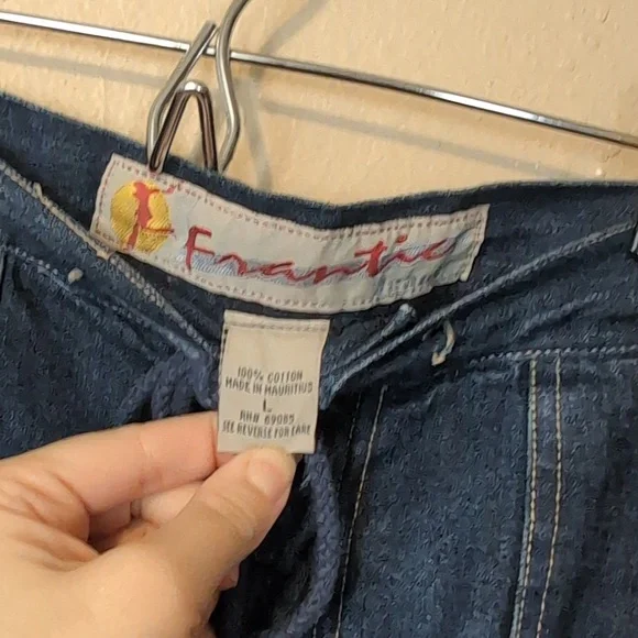 Frantic Vintage Cargo Denim Maxi Skirt - Picture 2 of 8